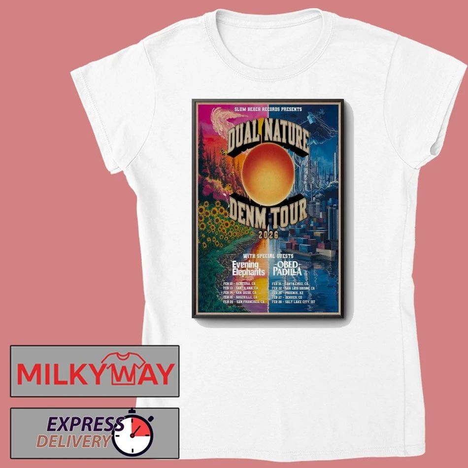 Dual Nature And DENM Tour 26 Poster shirt