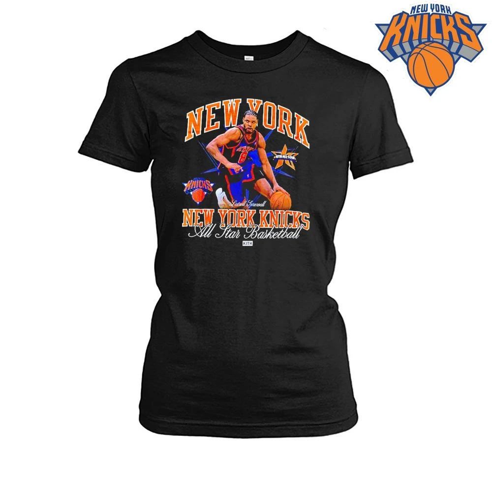 Kith Latrell Sprewell New York Knicks All Star Basketball Vintage Style NBA Finals 2026 Shirt