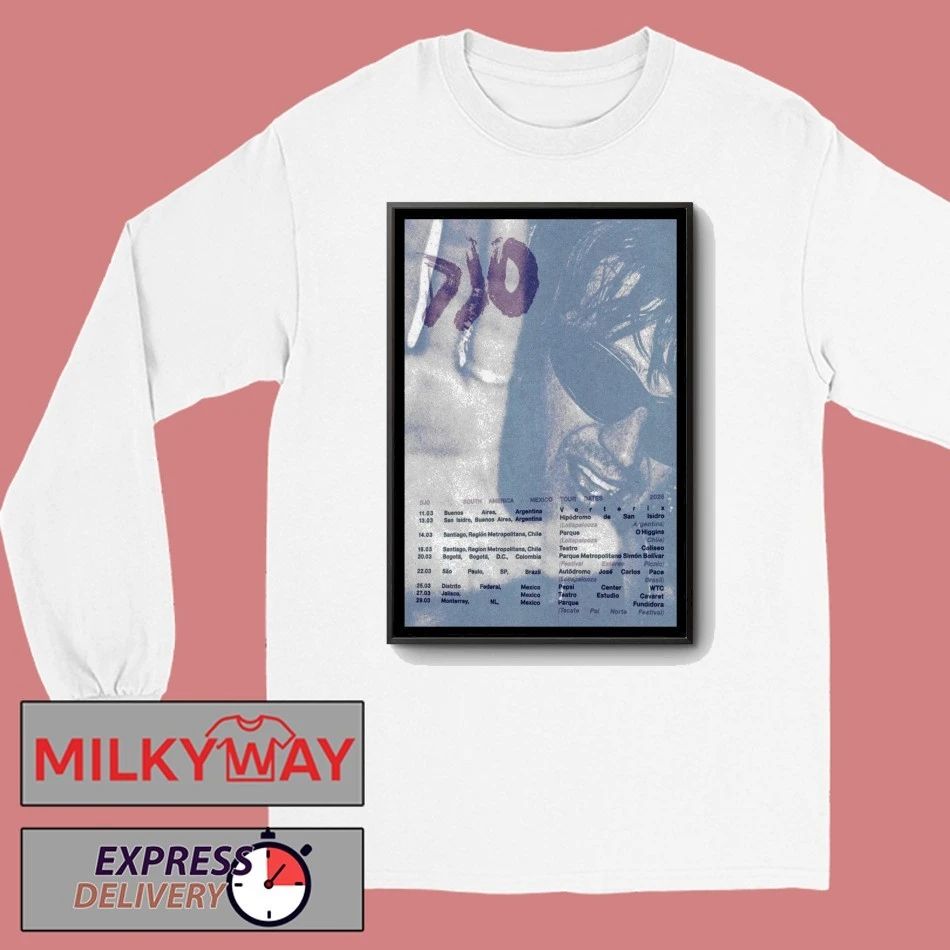 DJo Tour America Tour Dates 2026 Poster shirt