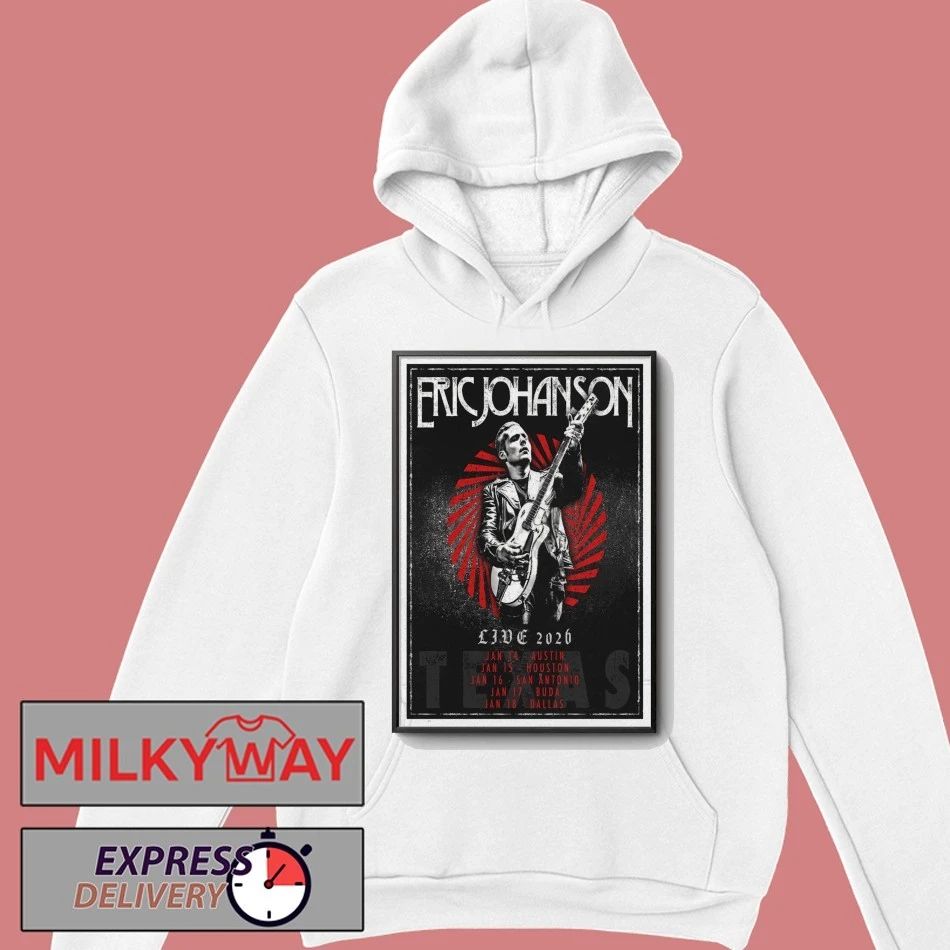 Eric Johanson Tour Jan 2026 Texas Poster shirt