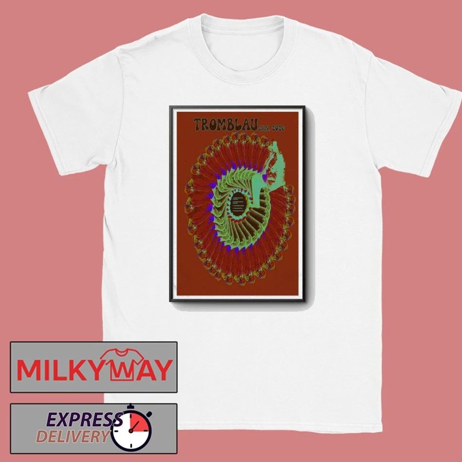 Tromblau Tour Jan 2026 Poster shirt