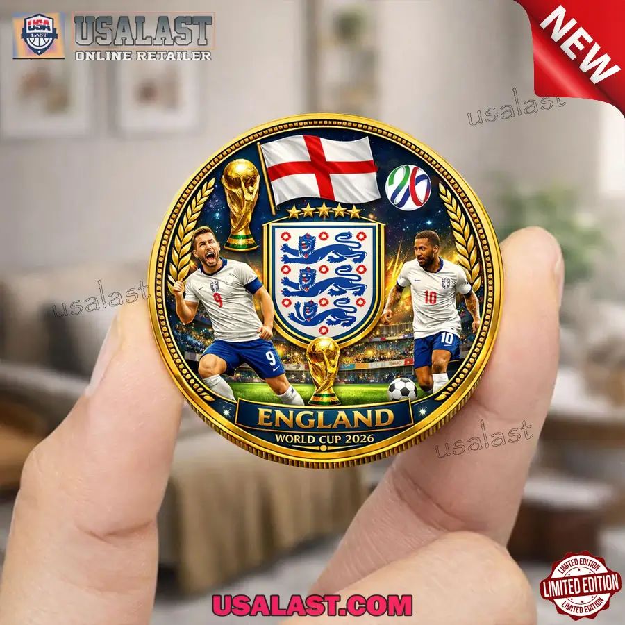 England Team World Cup 2026 Commemorative Coin
