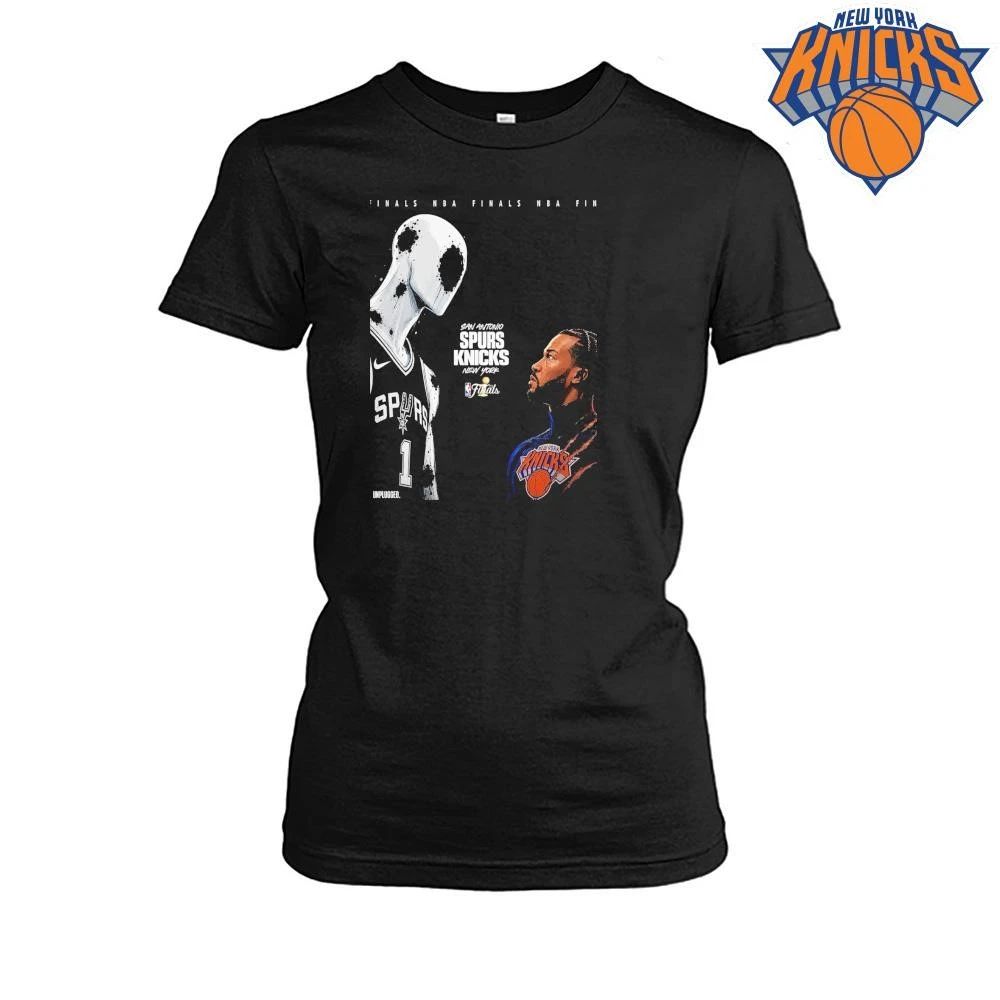 San Antonio Spurs Victor Wembanyama Face Off Jalen Brunson New York Knicks NBA Finals 2026 Shirt