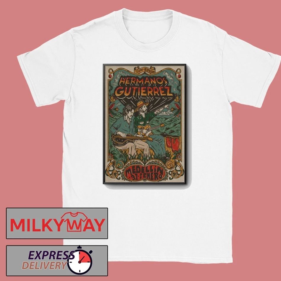 Hermanos Gutierrez La Pascasia in Medellín Colombia Jan 31 2026 Poster shirt