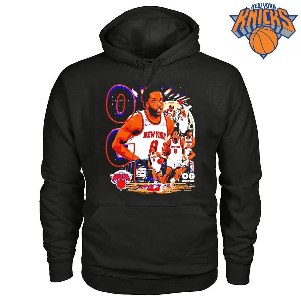 Og Anunoby Dunk New York Knicks Basketball Main Character Moment Knicks Basketball Nba 2026 Graphic Shirt