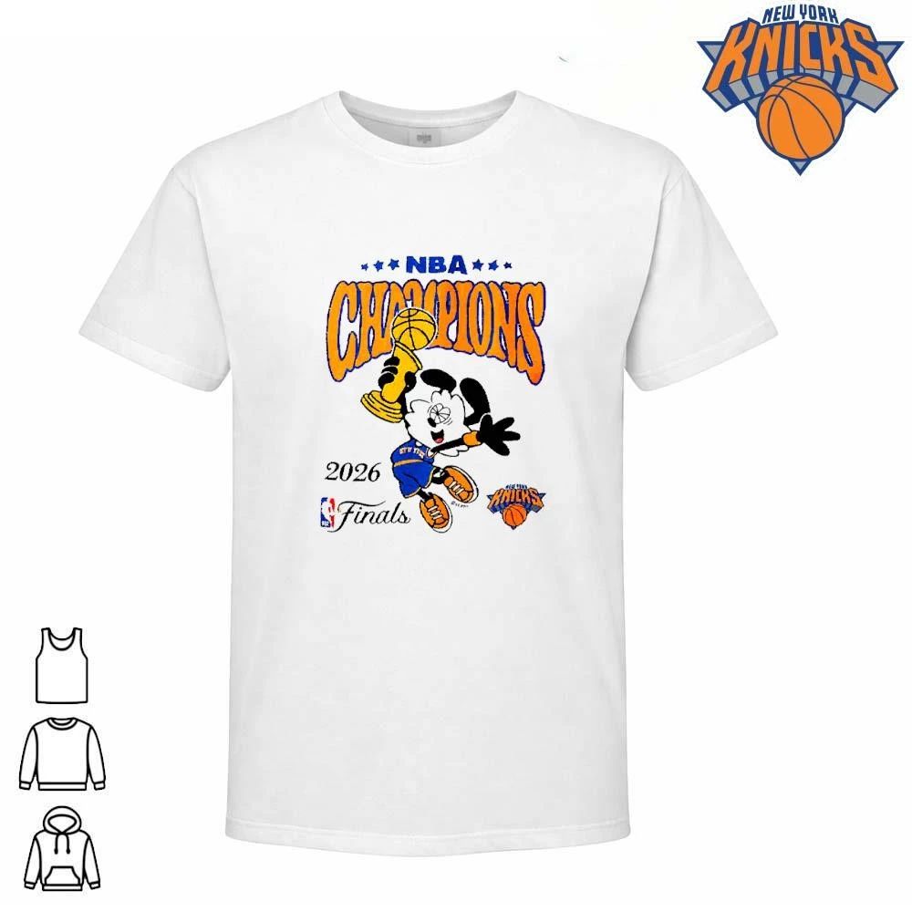 New York Knicks Champions NBA 2026 Verdy Complex Basketball Shirt