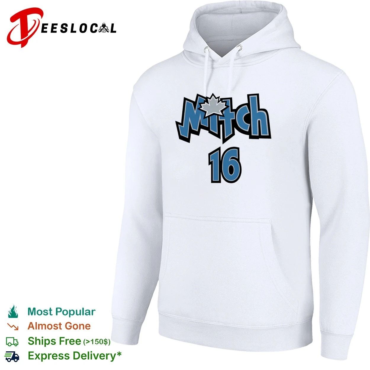 Mitch Magic 16 Toronto Maple Leafs NHL T-shirt