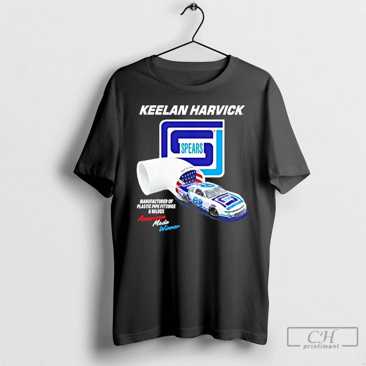Classic Keelan Harvick Manufacturer Of Plastic Pipe Fittings And Valves American Made Winner T Shirts