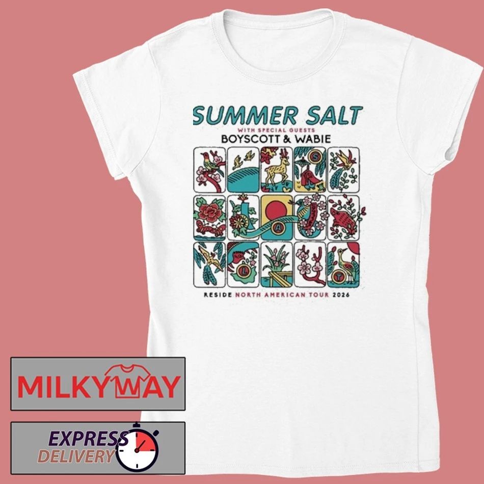 Summer Salt Reside North American Tour 2026 shirt
