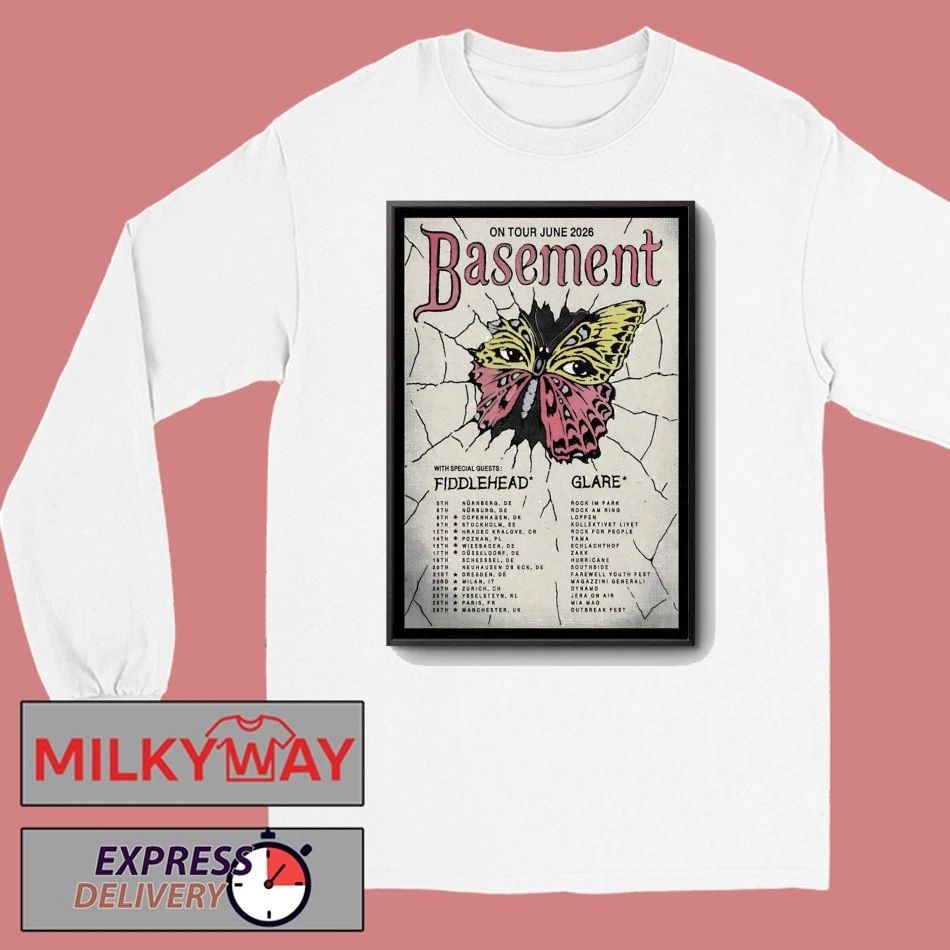 Basement Tour June 2026 Poster shirt
