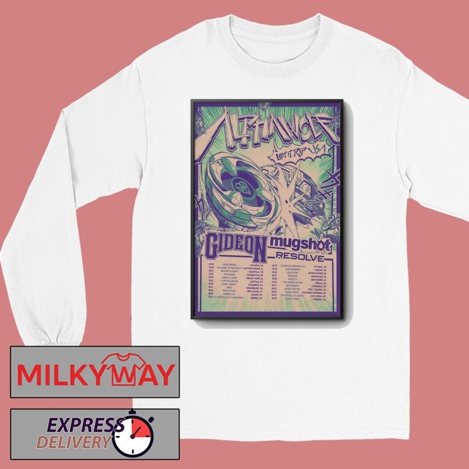 Alpha Wolf 2026 North America Tour Poster shirt