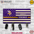 Minnesota Vikings American Flag Wall Key Holder