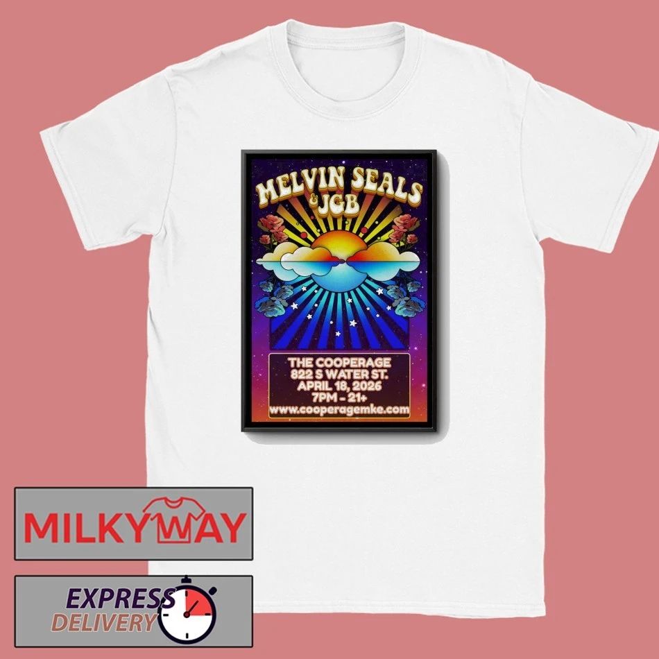 Melvin Seals And JGB In Milwaukee WI On Apr 18 2026 Poster shirt