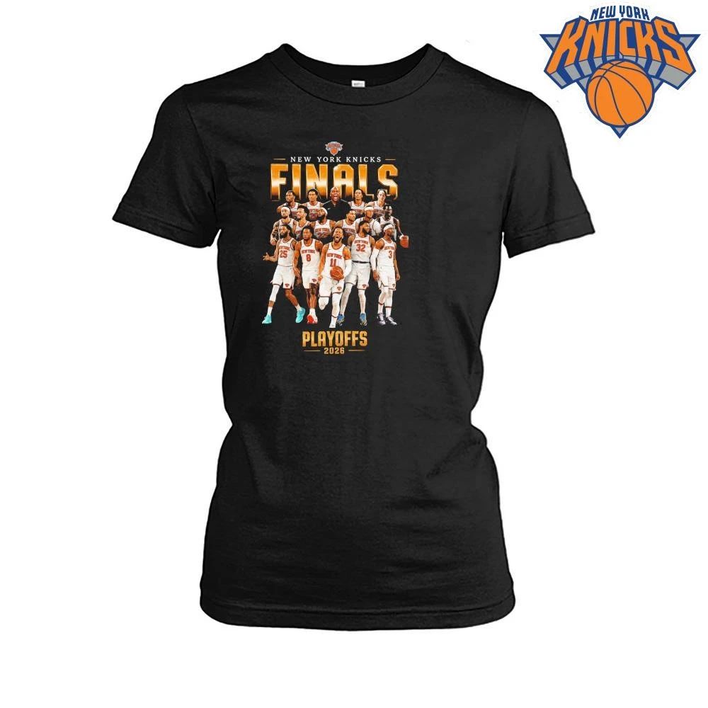 New York Knicks Finals Playoffs 2026 Team Roster Jalen Brunson Karl Anthony Towns Basketball NBA Finals 2026 shirt