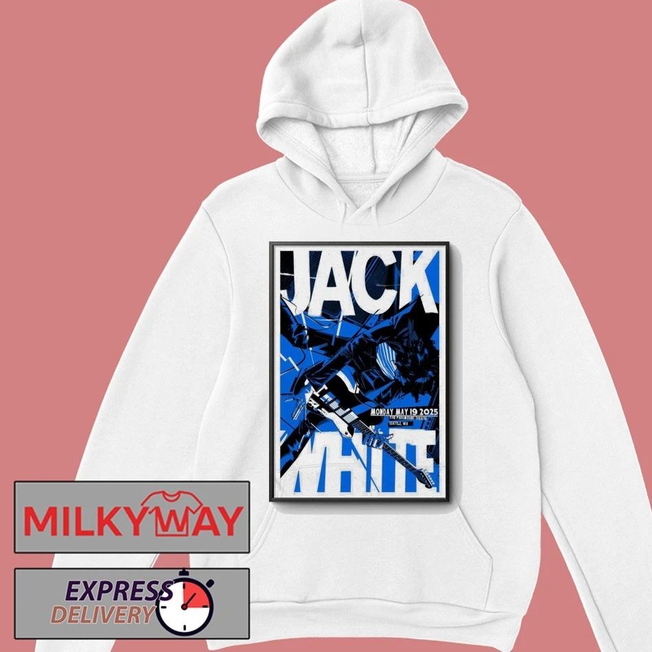 Jack White May 19 2025 Poster Seattle WA shirt