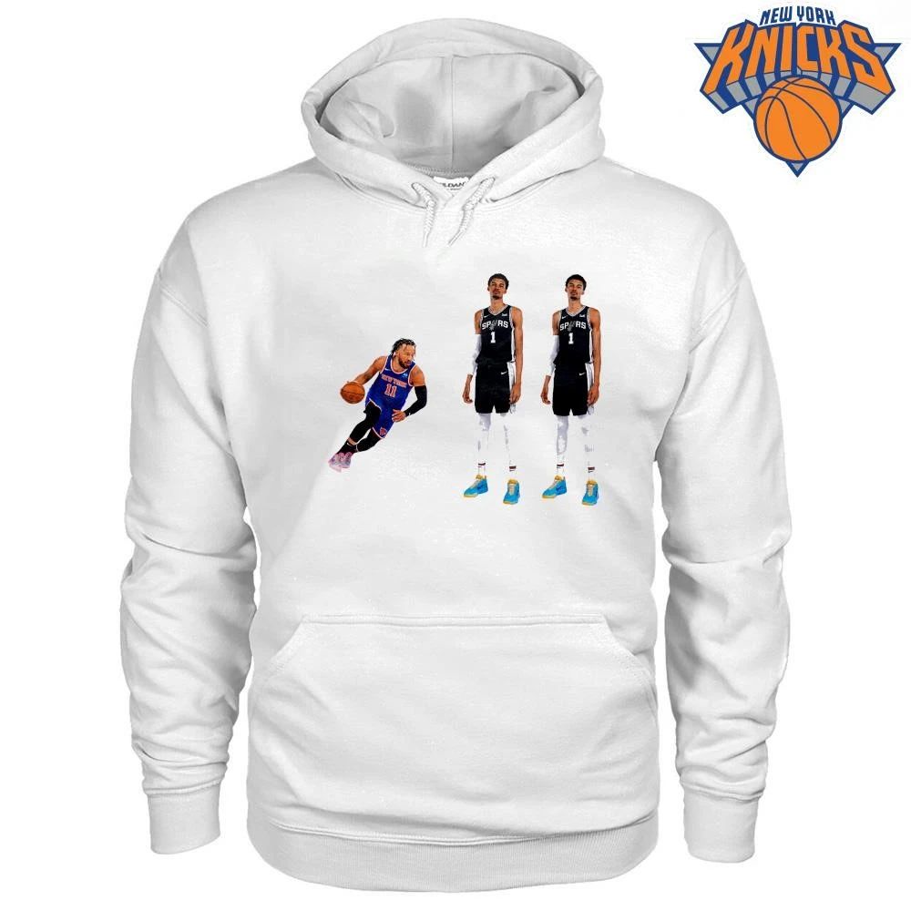 Jalen Brunson New York Knicks vs Victor Wembanyama San Antonio Spurs Basketball Graphic NBA Finals 2026 Shirt