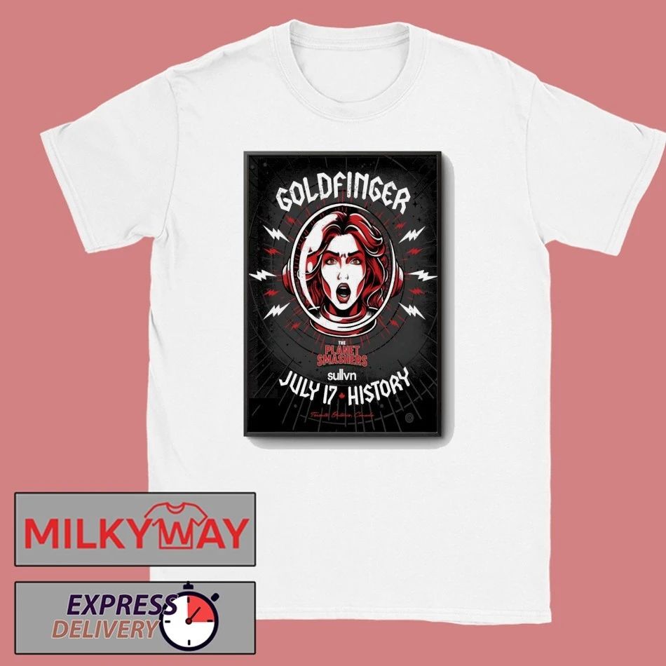 Goldfinger 7 17 2026 Toronto Canada Poster shirt