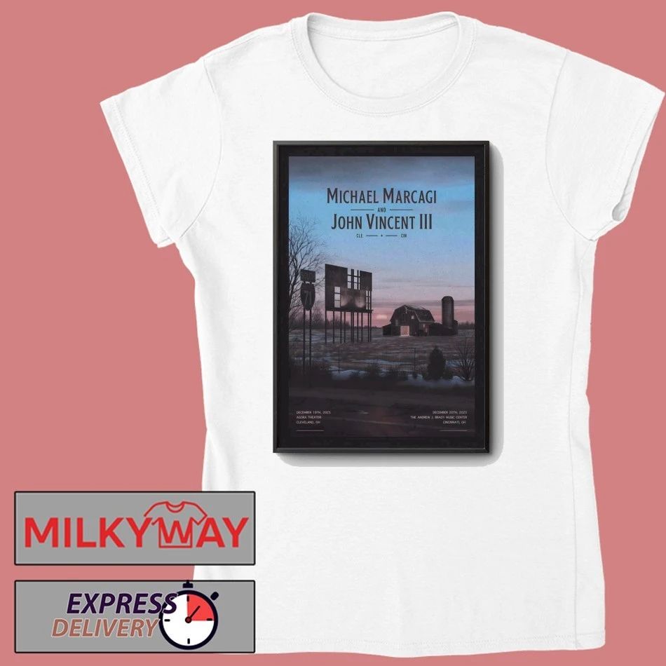 Michael Marcagi And John Vincent Cleveland OH 12 19-12 20 2025 Poster shirt