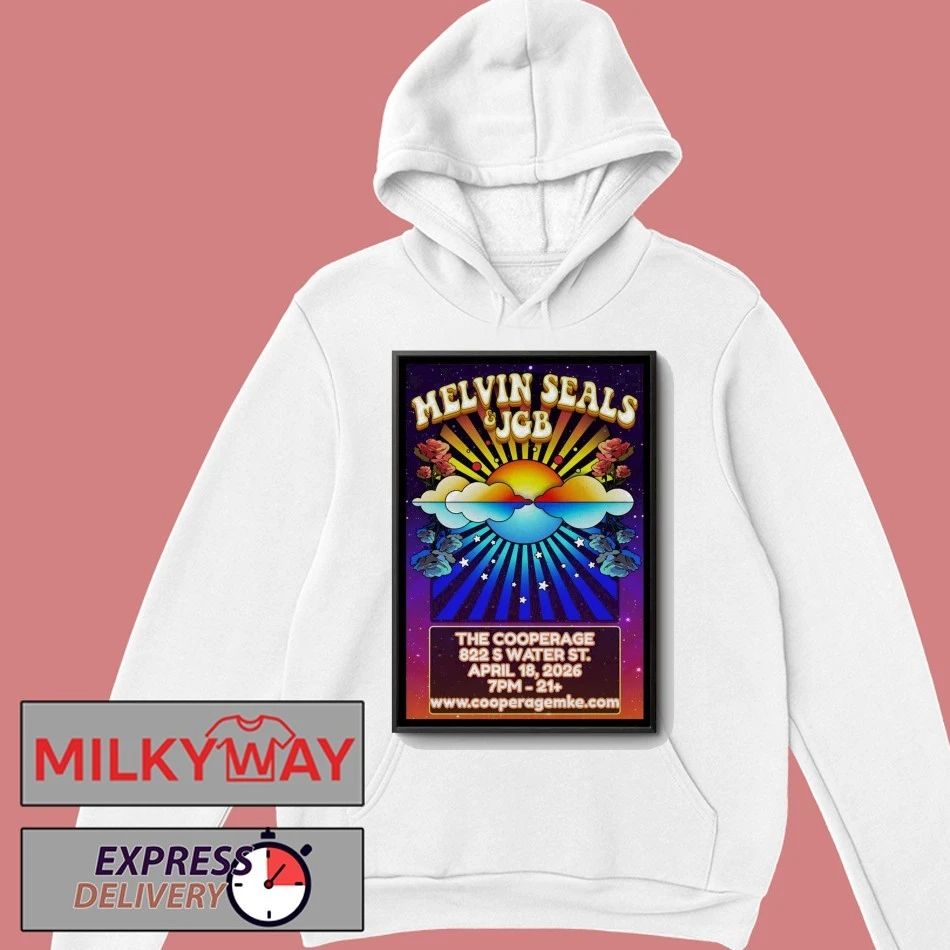 Melvin Seals And JGB In Milwaukee WI On Apr 18 2026 Poster shirt