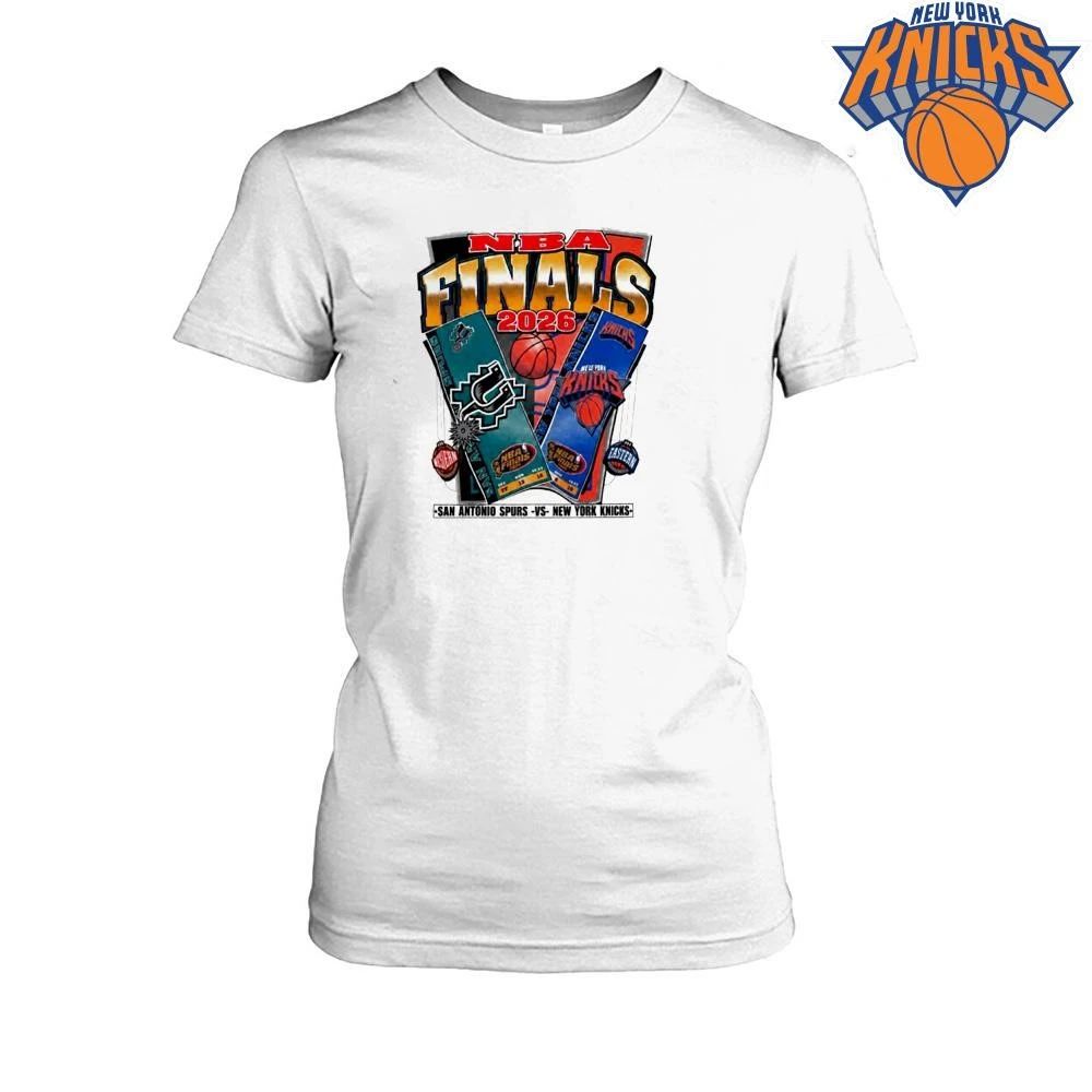 NBA Finals 2026 San Antonio Spurs vs New York Knicks Vintage Graphic Shirt