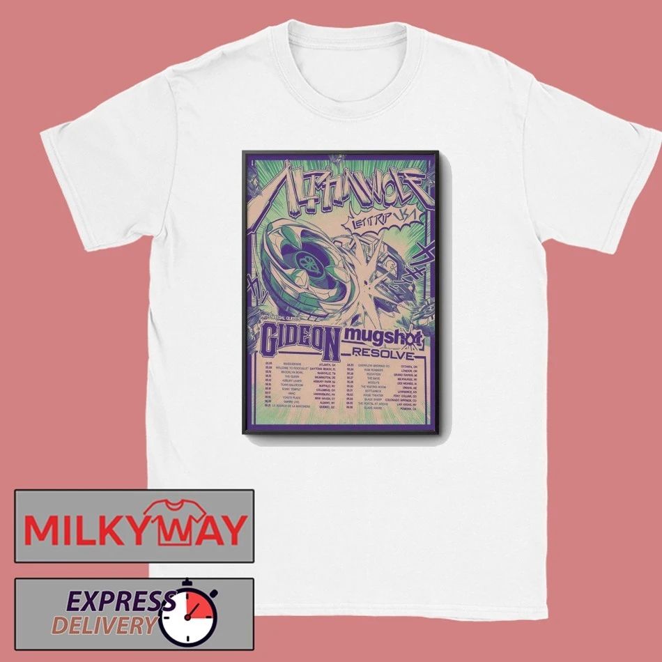 Alpha Wolf 2026 North America Tour Poster shirt
