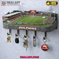 Dolphins Rugby Team Stadium Wall Key Hanger