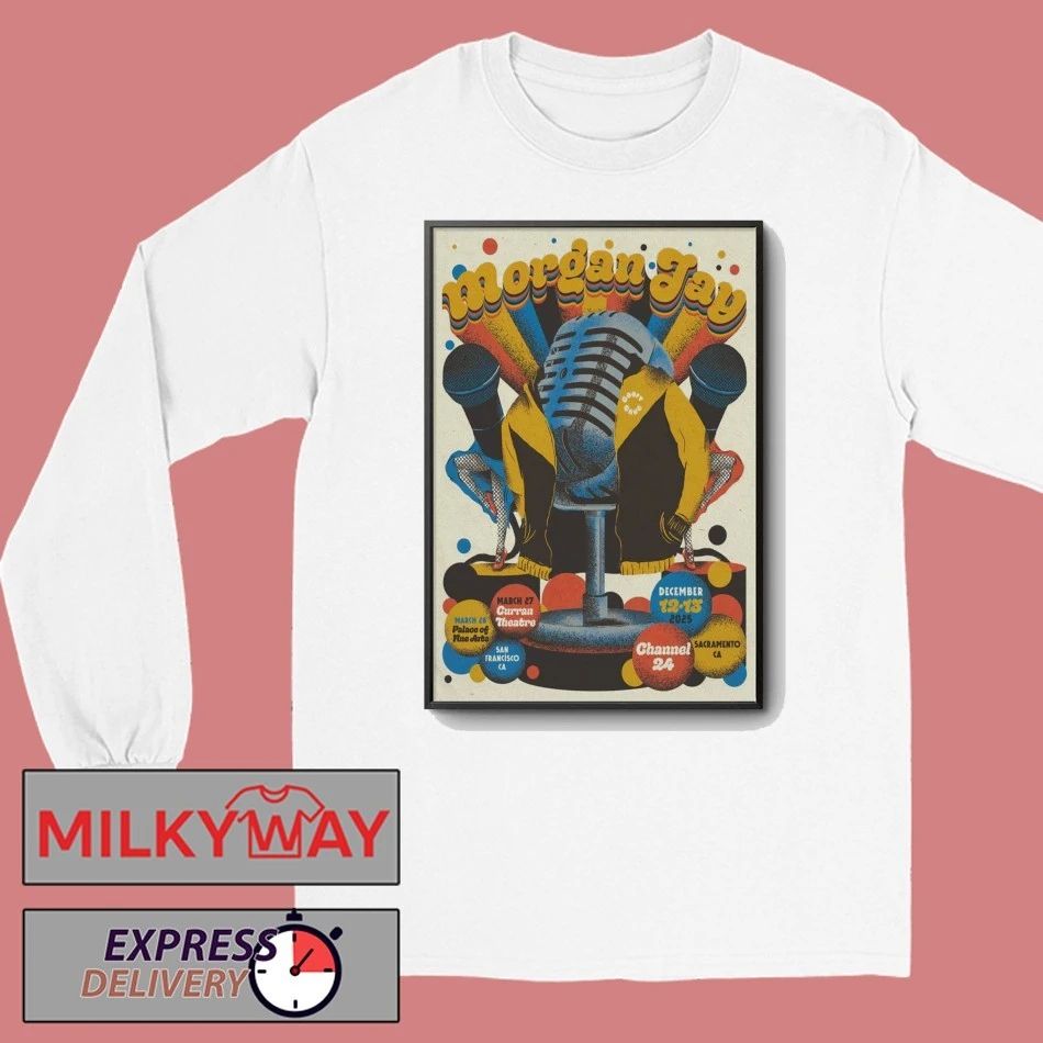 Morgan Jay Dec 12-13 2025 Channel 24 in Sacramento CA Poster shirt