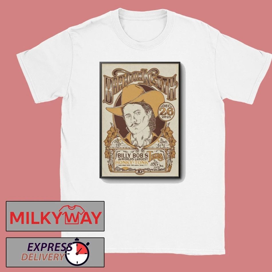 Braxton Keith Billy Bob’s Texas Dec 26 2025 Poster shirt