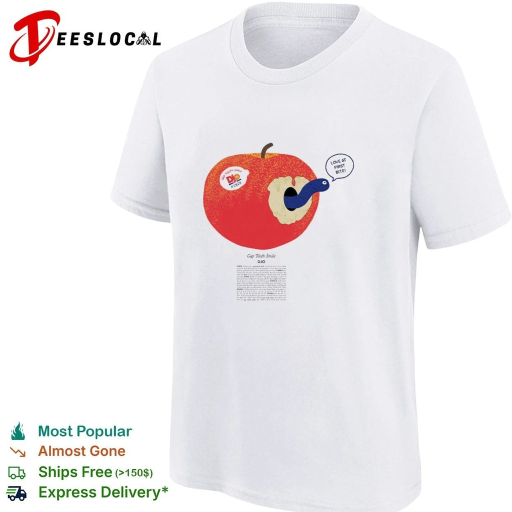 Djo Gap Tooth Smile Love at First Bite T-shirt