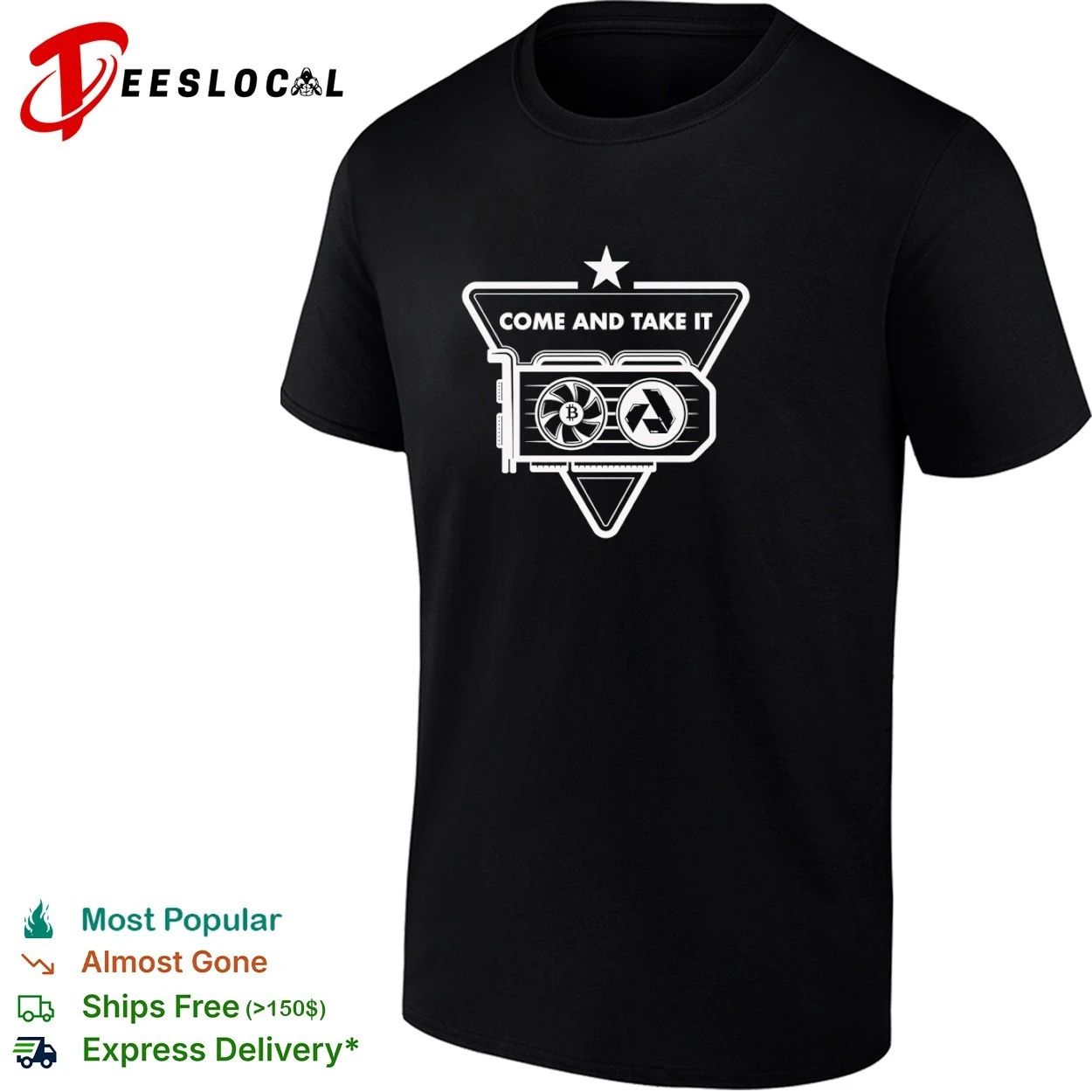 Come and Take It Akash Bitcoin crypto T-shirt