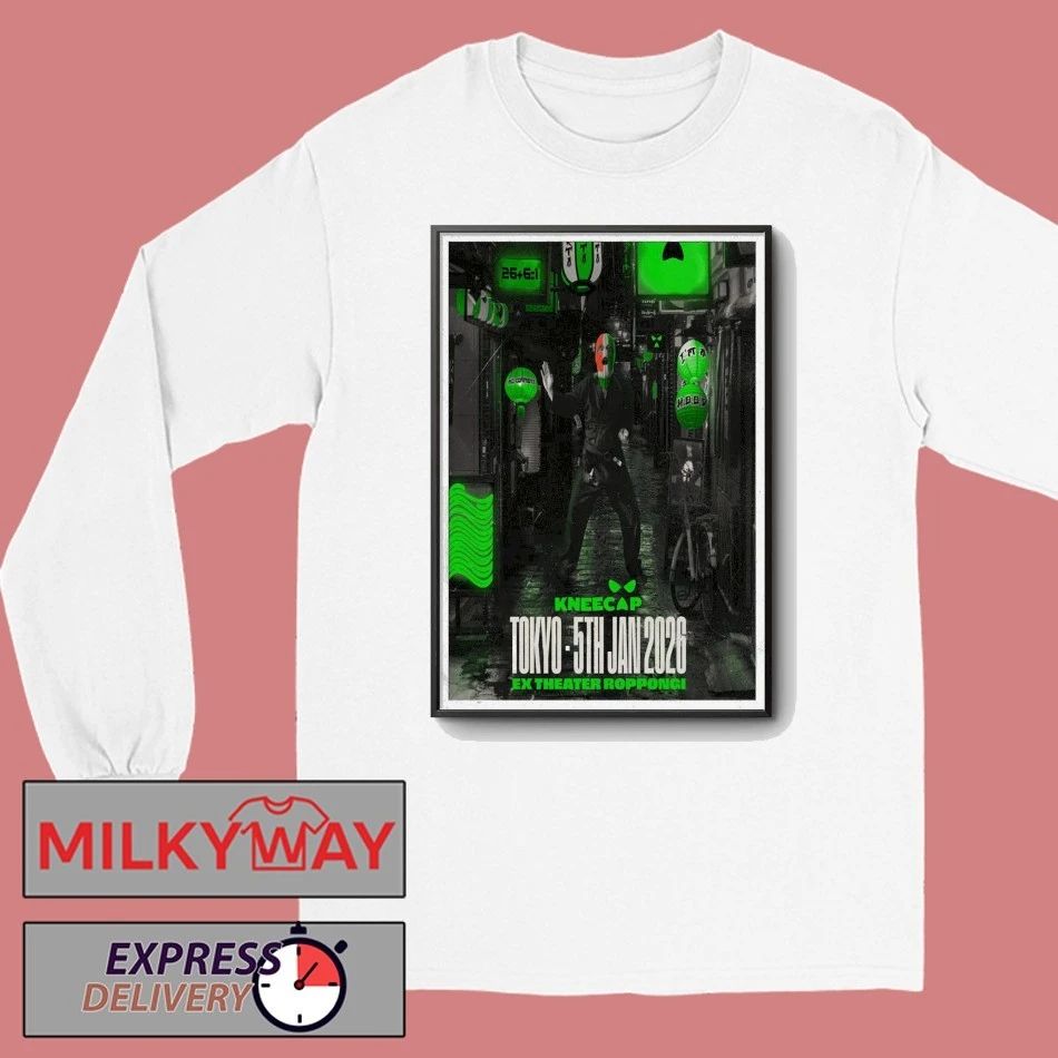 Kneecap Jan 5 2026 Poster Tokyo shirt