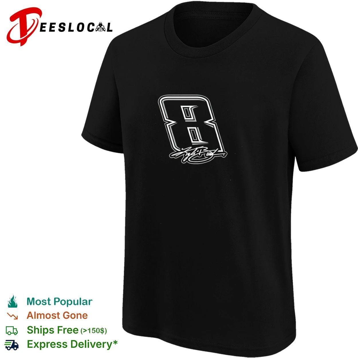 Kyle Busch No 8 Richard Childress Racing T-shirt