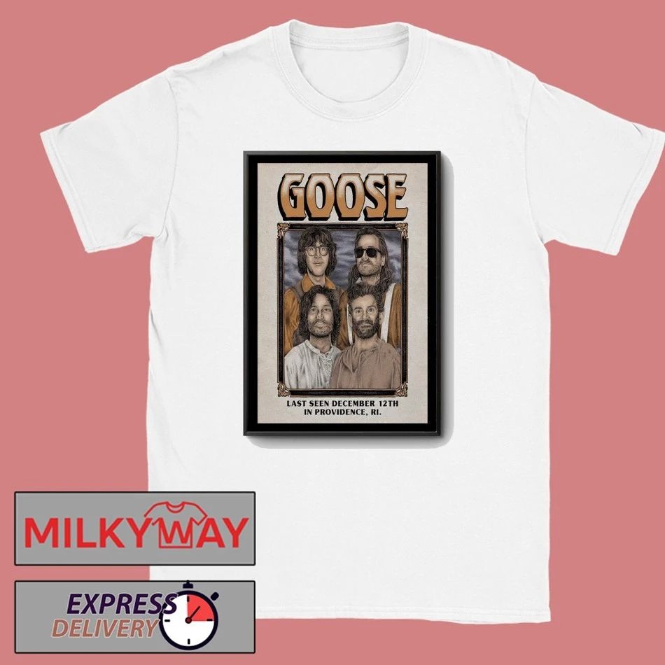 Goose Poster Providence, RI Dec 12, 2025 shirt