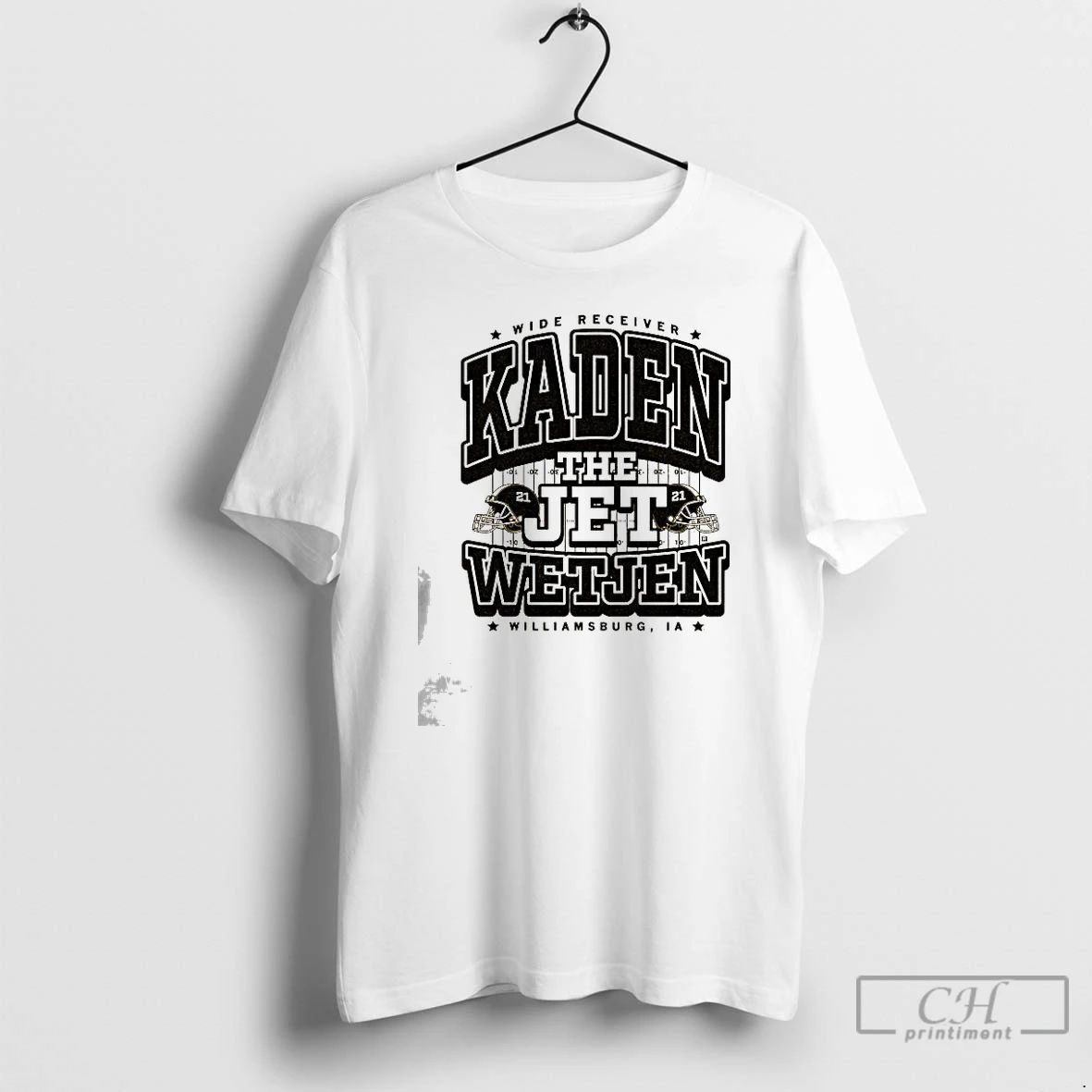 Classic Wide Receiver Kaden The Jet Wetjen Williamsburg Ia T Shirts