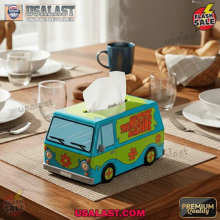 Scooby Doo The Mystery Machine Custom Tissue Box