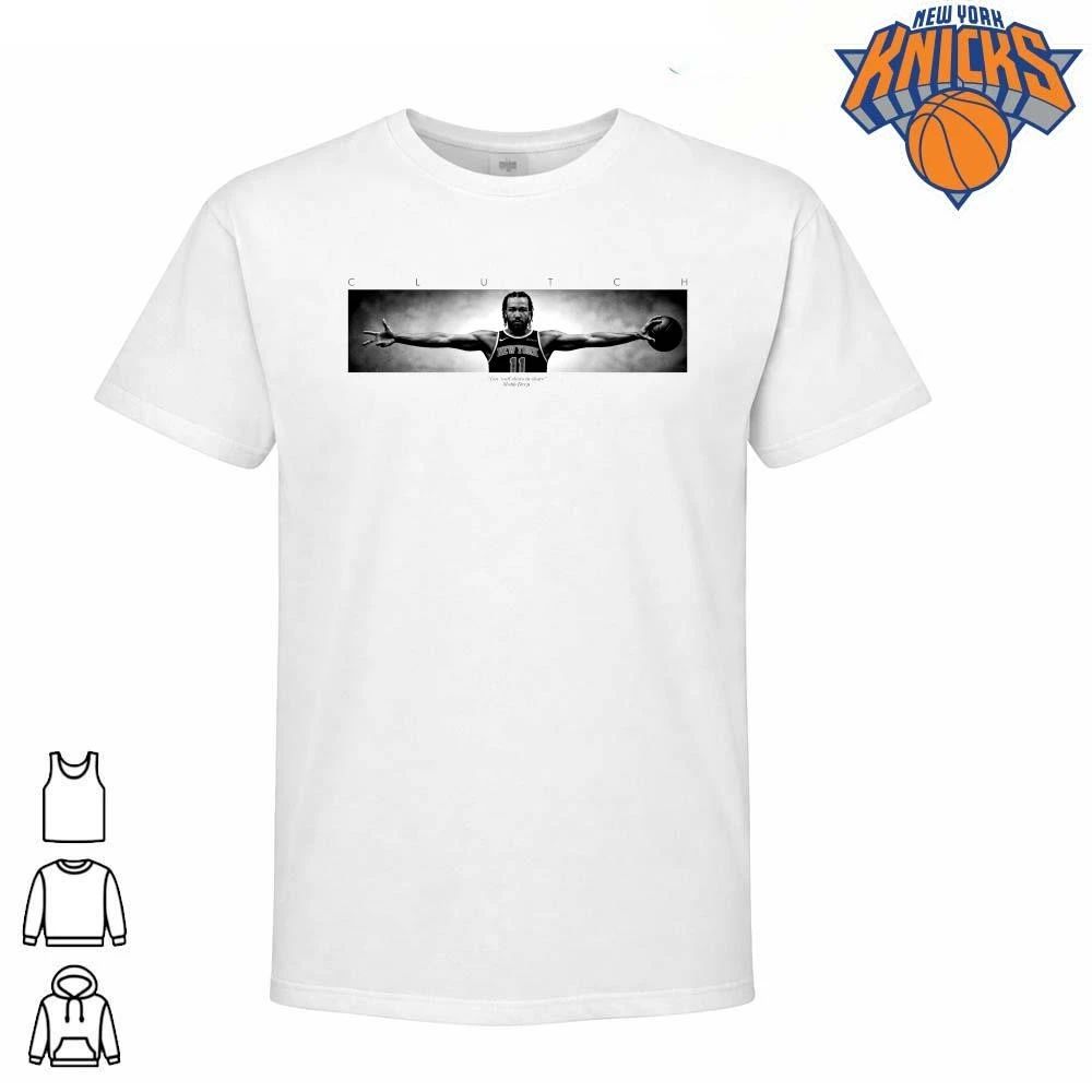 New York Knicks Jalen Brunson Clutch Got Nuff Shots To Share Mobb Deep Black White NBA Finals 2026 Shirt