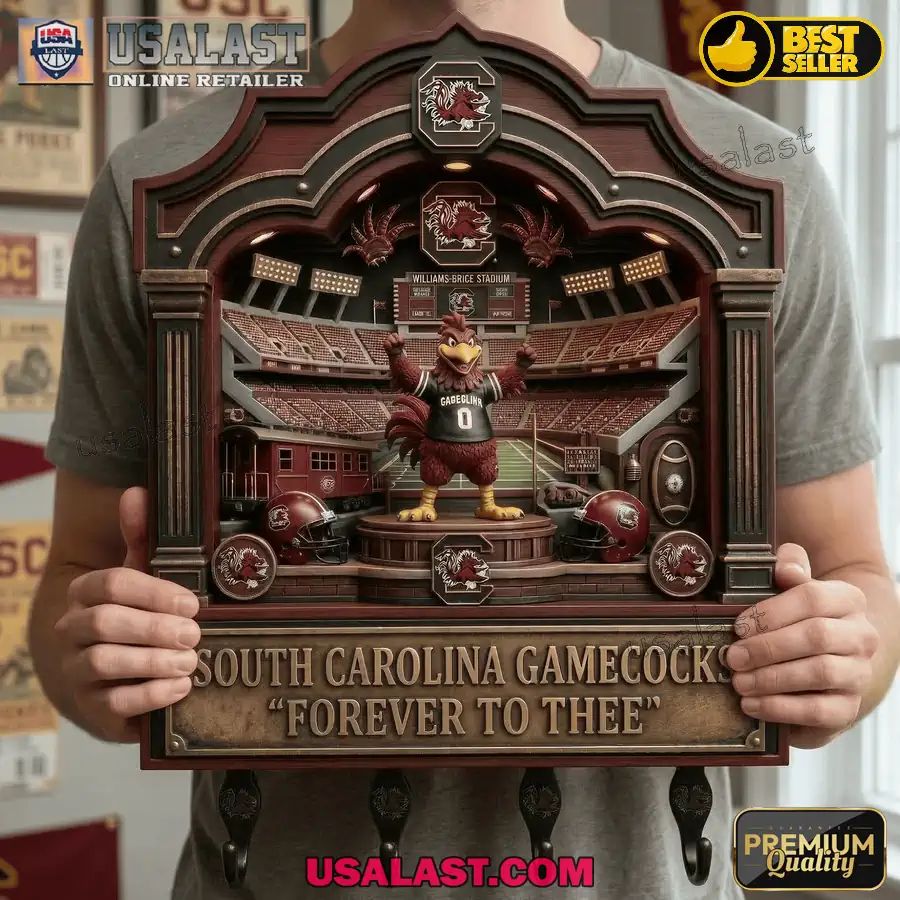 South Carolina Gamecocks Premium Wall Key Holder