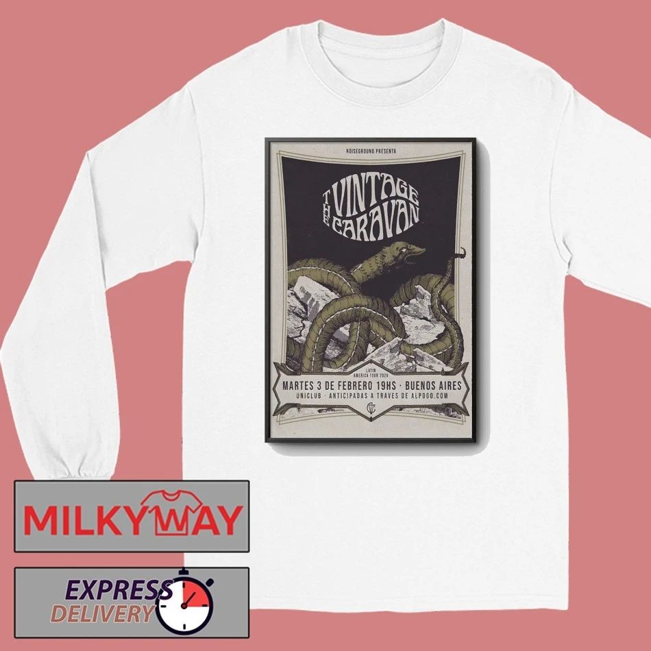 The Vintage Caravan Buenos Aires Argentina On Feb 3 2026 Poster shirt