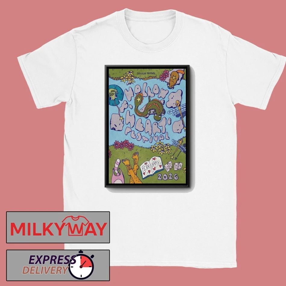 Hollow Heart Festival Asheville NC On February 10-14 2026 Poster shirt