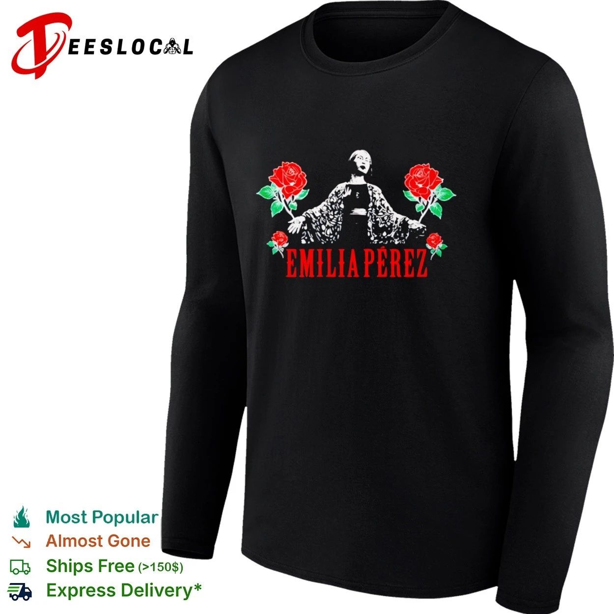 Emilia Pérez Roses Jacques Audiard film T-shirt