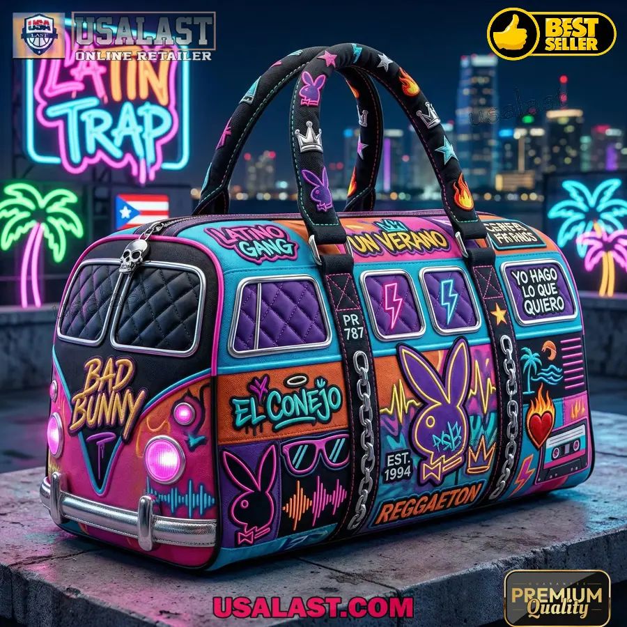 Bad Bunny Premium Travel Duffle Bag