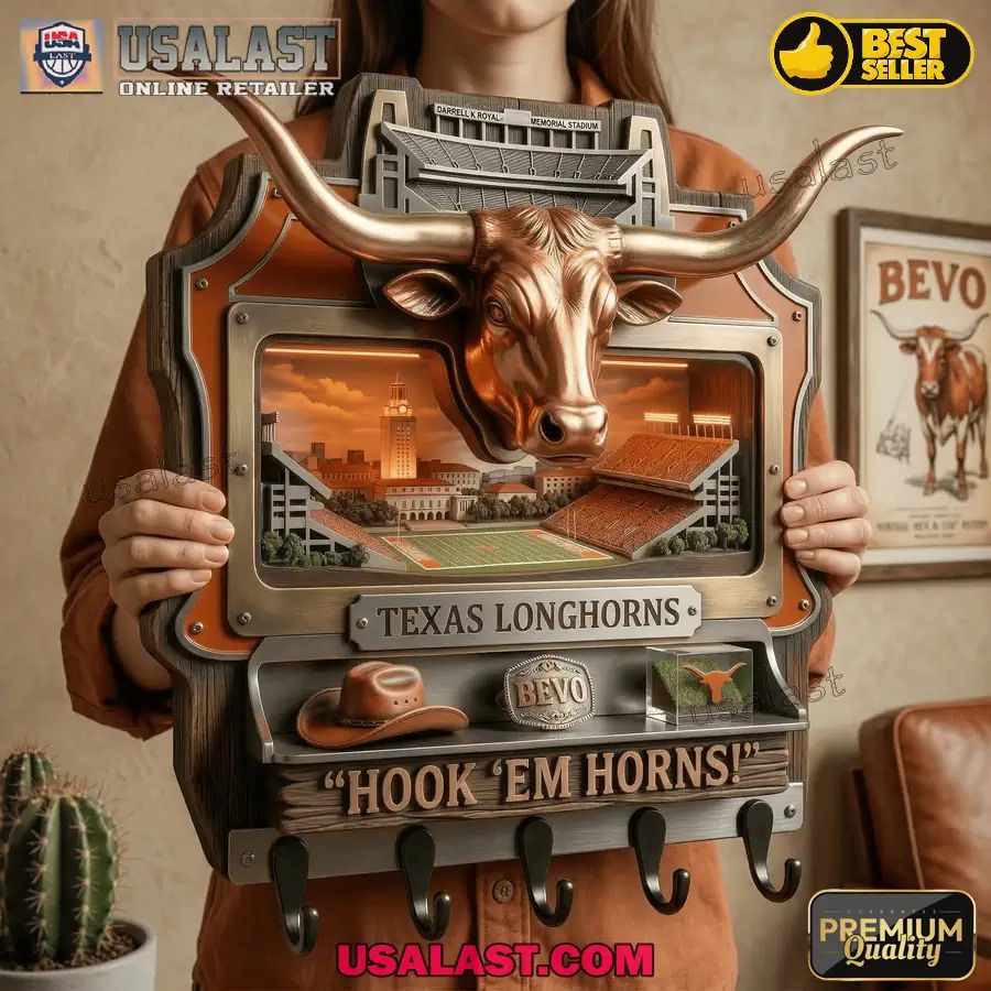 Texas Longhorns Premium Wall Key Holder