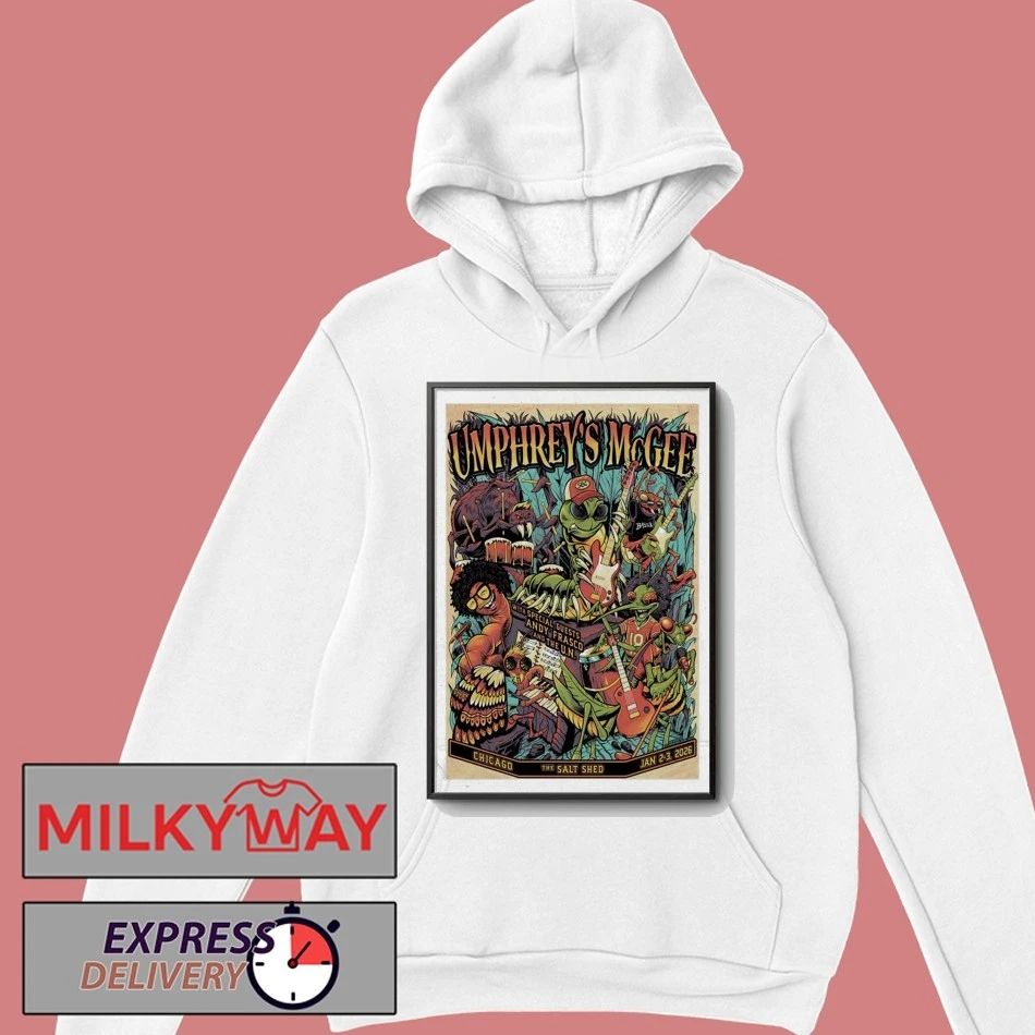Funny Umphrey’s McGee Jan 2-3 2026 Poster Chicago shirt