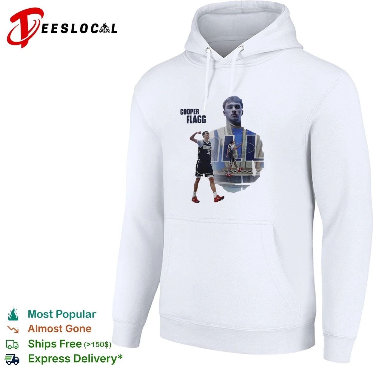 Cooper Flagg Dallas Mavericks NBA Rookie of the Year T-shirt
