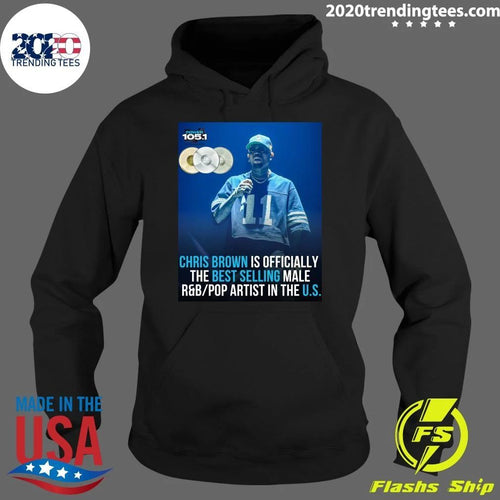 Chris Brown Is Officially The Best Selling Male R&B-Pop Artist In The U.S. Shirt