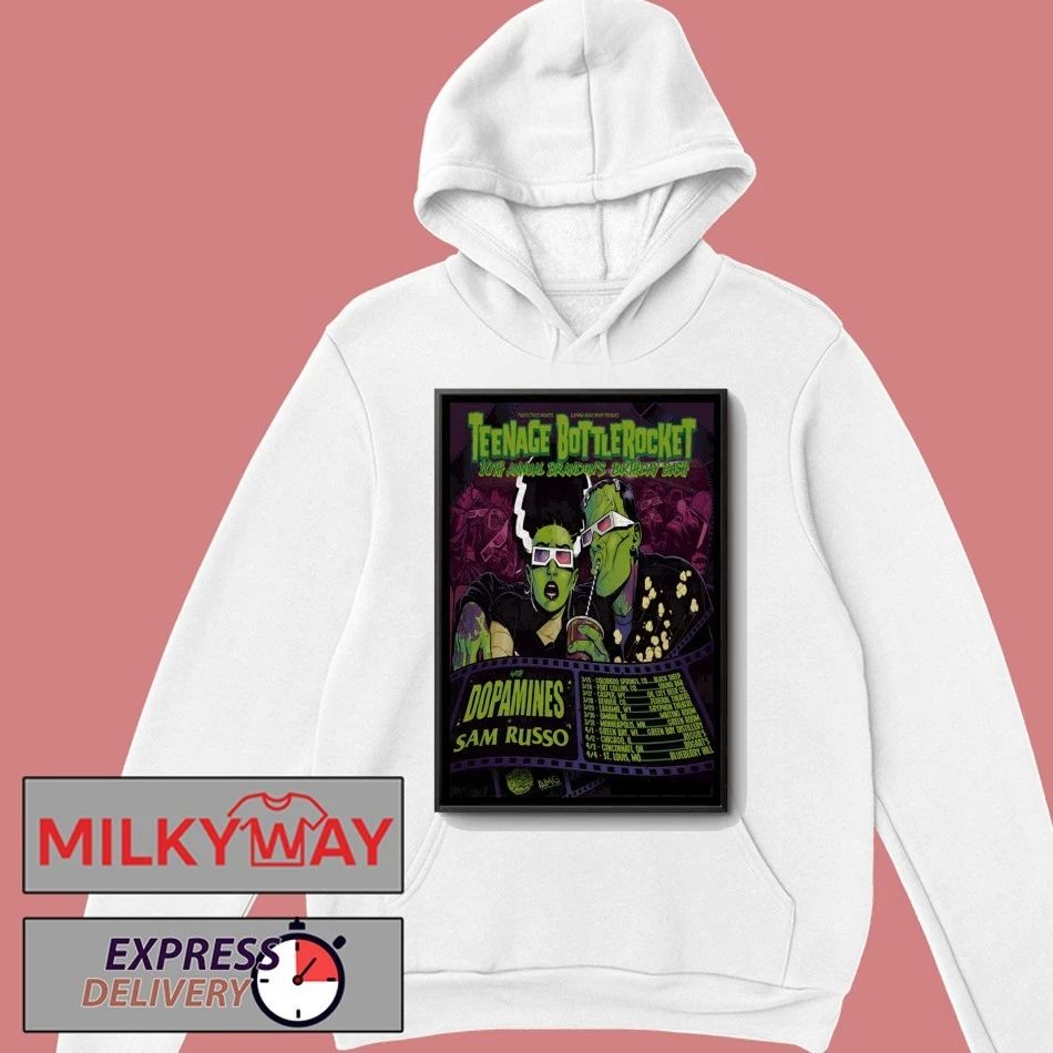Teenage Bottlerocket Poster 10th Annual on’s Birthday Bash Tour 26 shirt
