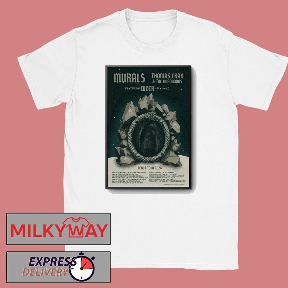 2026 Thomas Erak & The Ouroboros Debut Tour Poster shirt