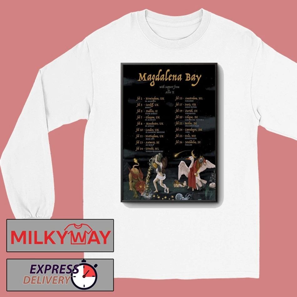 Magdalena Bay On Tour Forever 2026 Poster shirt
