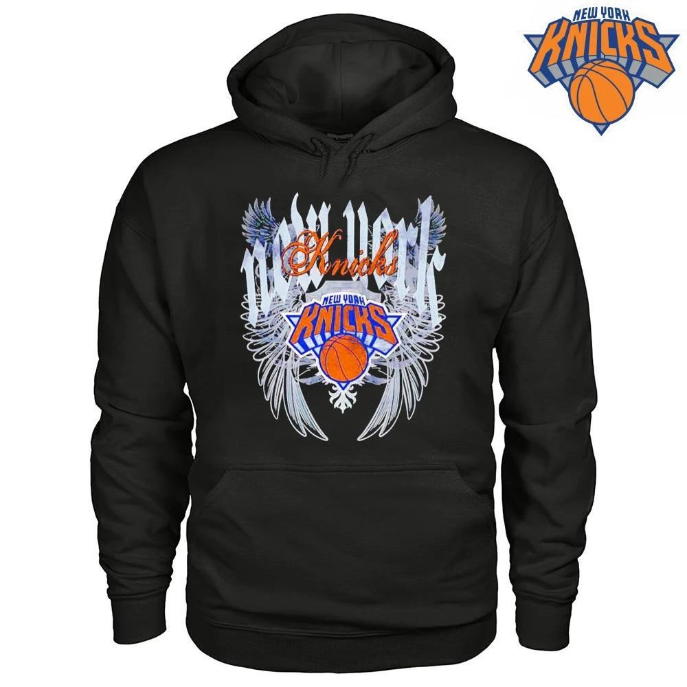 New York Knicks basketball wings shield T Shirt