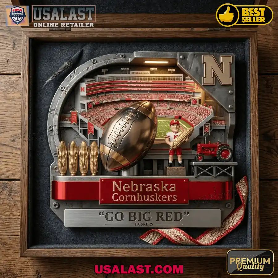 Nebraska Cornhuskers Premium Wall Key Holder
